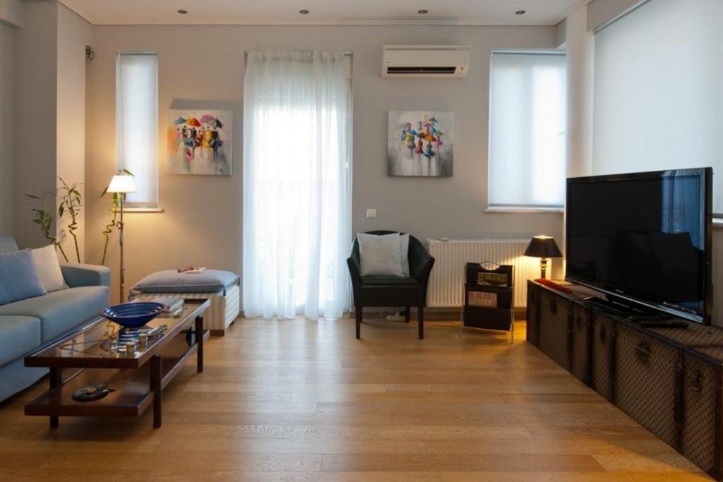Acropolis Luxury Apartment With Balcony Atény Exteriér fotografie
