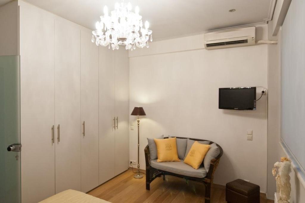 Acropolis Luxury Apartment With Balcony Atény Exteriér fotografie